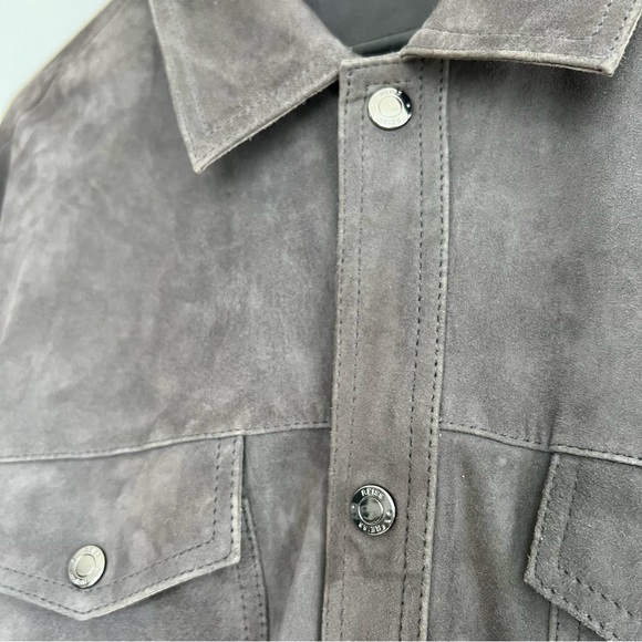 Reiss Hurricane Suede Overshirt (S) - Picture 9 of 12